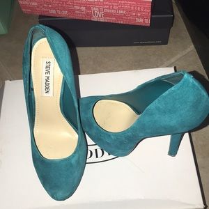 Steve Madden Teal heels